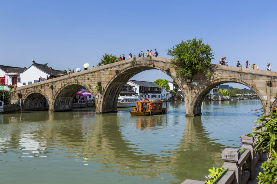 Fangsheng Bridge, Zhujiajiao Water Town Fangsheng Bridge, Zhujiajiao Water Town