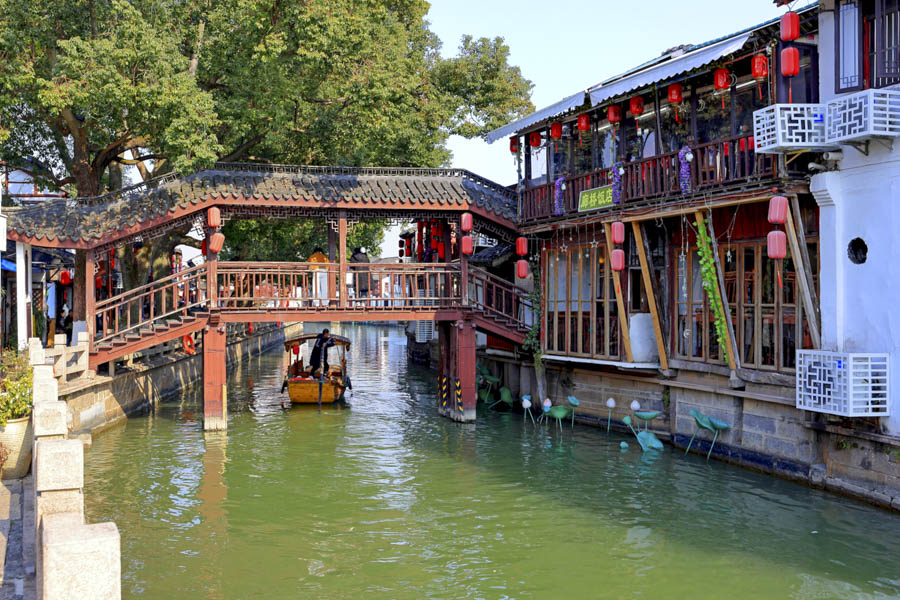 Lang Bridge, Zhujiajiao Water Town Lang Bridge, Zhujiajiao Water Town