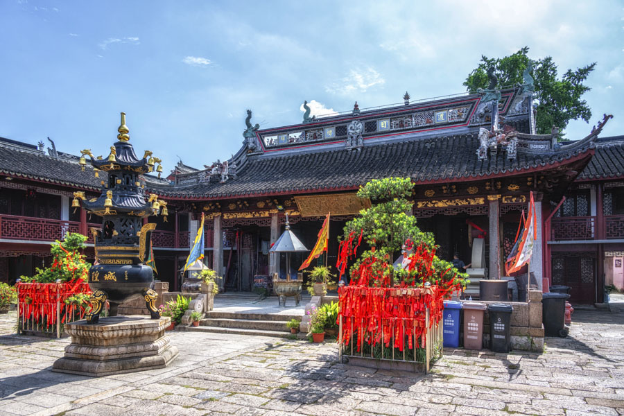 City God Temple Bridge, Zhujiajiao Water Town City God Temple Bridge, Zhujiajiao Water Town