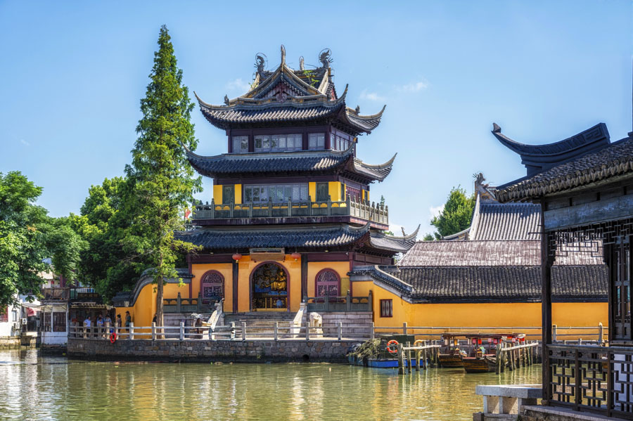 Yuanjin Temple, Zhujiajiao Water Town