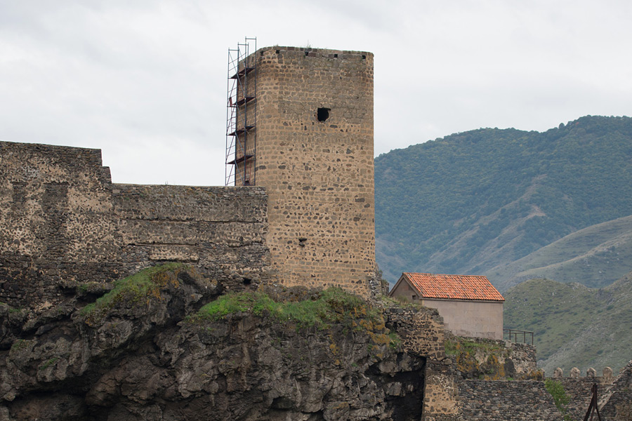 Khertvisi fortress on mountain. It is one of the oldest fortresses in  Georgia Stock Photo - Alamy