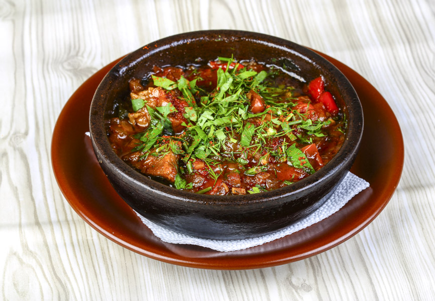 Ajapsandali, cibo a Bakuriani, cucina georgiana Ajapsandali, cibo a Bakuriani, cucina georgiana