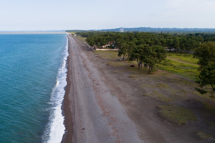 Spiaggia del villaggio turistico di Kobuleti