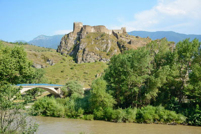 Atskuri Fortress near Borjomi, Georgia