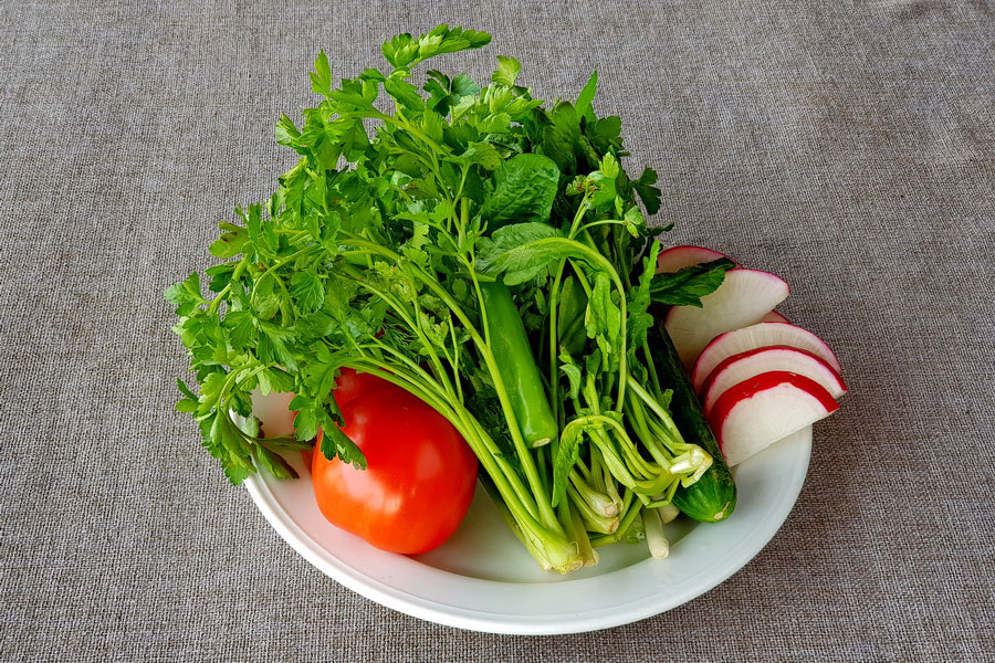 Vegetales y Verduras en Georgia, Comida Georgiana 