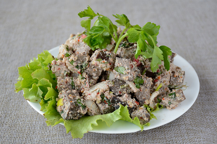 Kuchmachi, Comida Georgiana