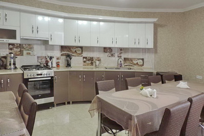 Shared kitchen, Lotus Hotel