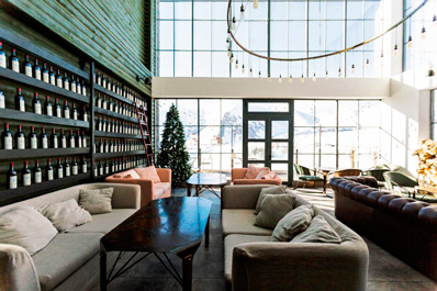 Lobby, Roshe Gudauri Hotel