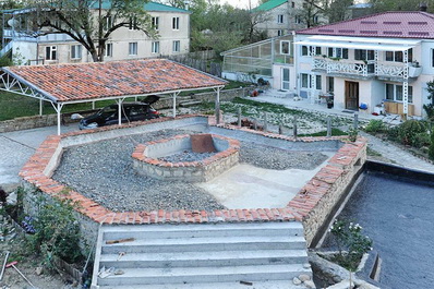 Сад, Гостиница Ethno Recreation Tabatadze