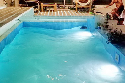 Indoor pool, Ethno Recreation Tabatadze Hotel