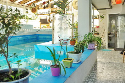 Indoor pool, Ethno Recreation Tabatadze Hotel