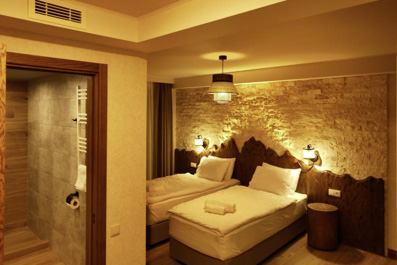 Standard twin room, Ushba Hotel