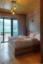 Twin room with shower, Best View Kazbegi Hotel