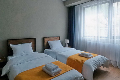Twin room, Capra Kazbegi Hotel