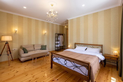 Double room with mountain view, GRAF Kazbegi Hotel