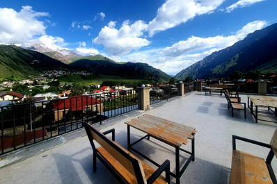 Terrace, Horizon Kazbegi Hotel
