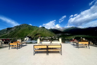 Terrace, Horizon Kazbegi Hotel