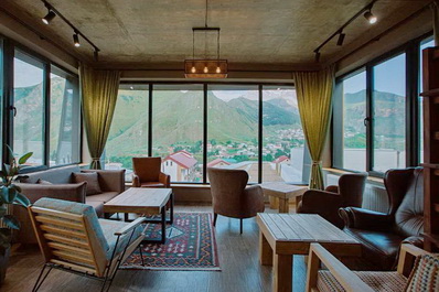 Rest area, Northgate Kazbegi Hotel