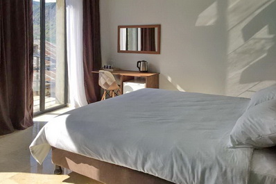 Double/twin room with mountain view