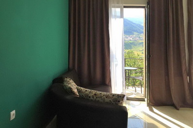 Double/twin room with mountain view
