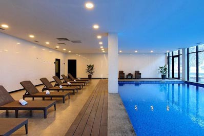 Indoor pool, Sno Kazbegi Hotel