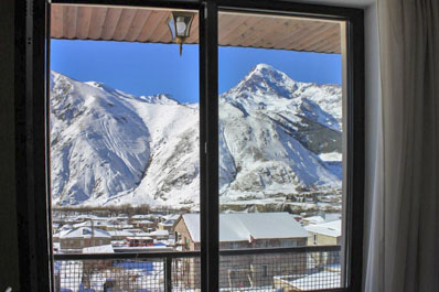 View of Kazbegi, Sunshine Kazbegi Hotel