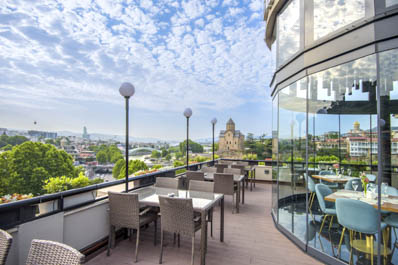 Tiflis Veranda restaurant, Tiflis Palace Hotel
