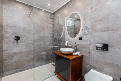 Bathroom, Qvevrebi Hotel