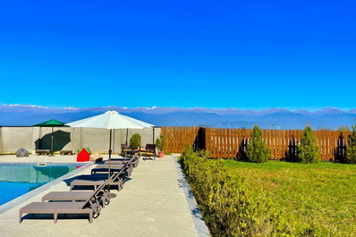 Outdoor pool, Wine Telavi Hotel