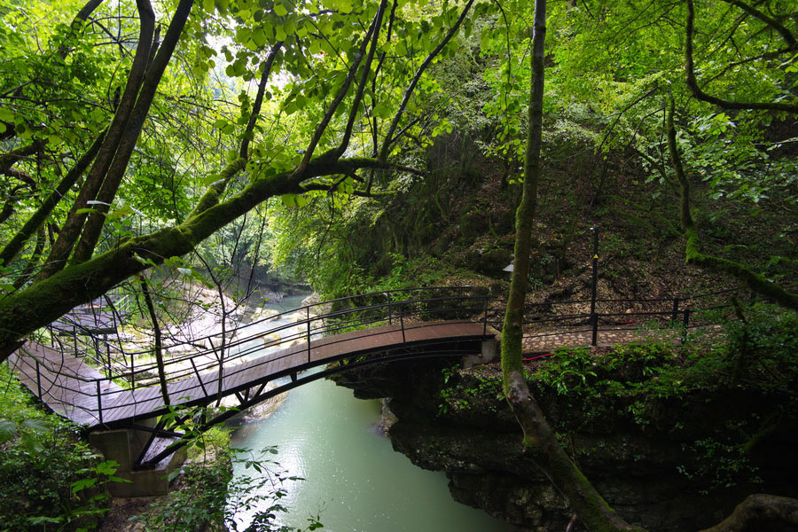 Martvili Canyon near Kutaisi