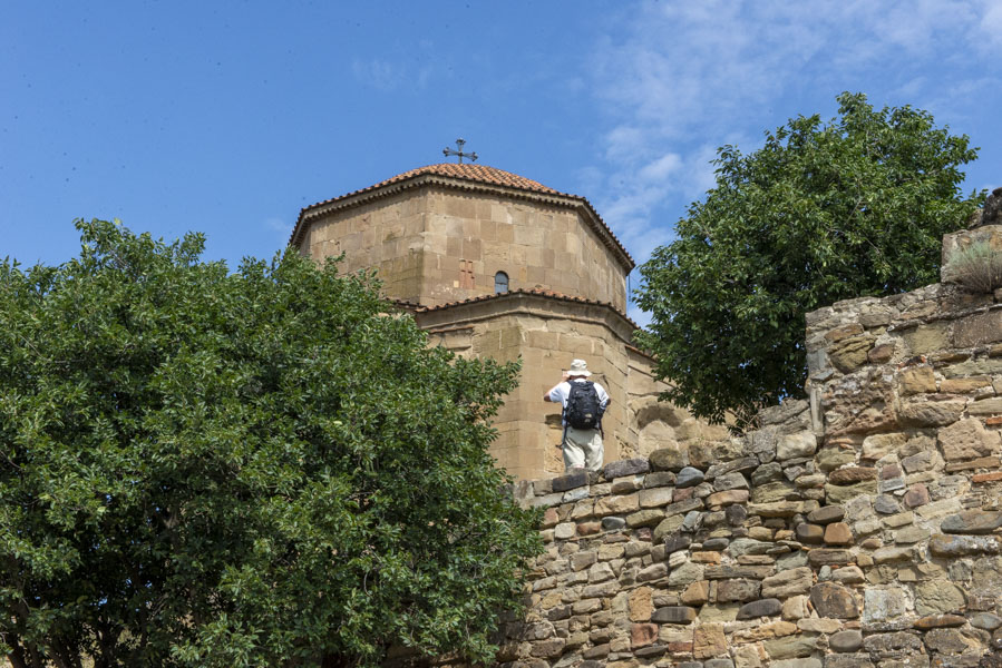 Il tempio del monastero di Jvari, Mtskheta Il tempio del monastero di Jvari, Mtskheta