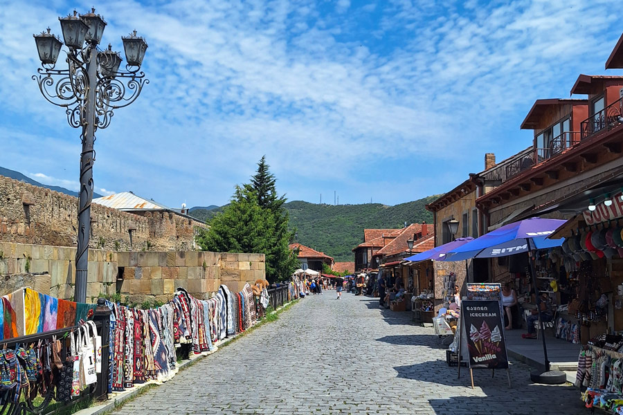 Shopping Street of Mtskheta, Georgia