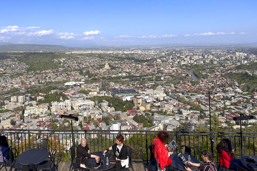 View of Tbilisi, Mount Mtatsminda