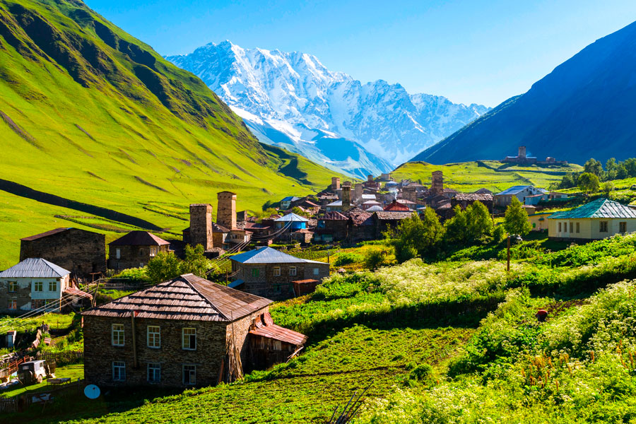 Ushguli, Mountain Guesthouses in Georgia