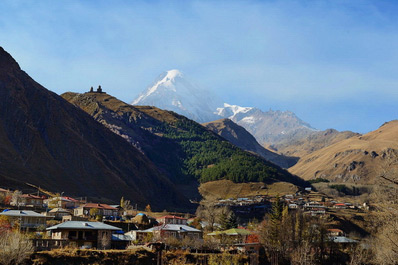 Kazbegi village