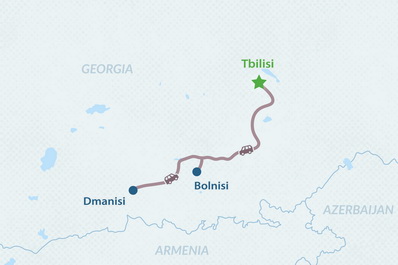 Однодневный тур в Дманиси и Болниси Карта