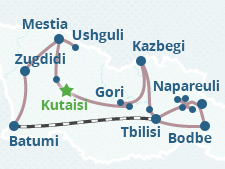 Tour Georgia desde Kutaisi en 11 días