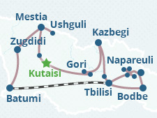 Mapa del itinerario