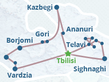 Tour map