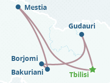 Mapa del itinerario