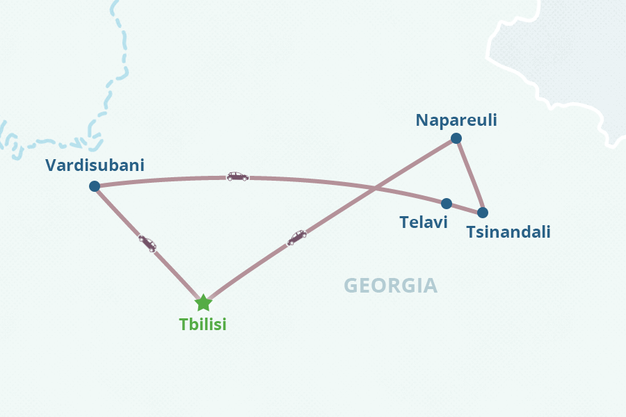 Mapa del itinerario