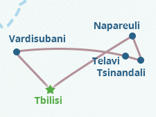 Mapa del itinerario