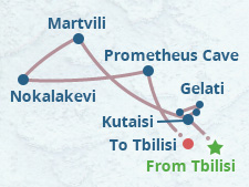 Tour Kutaisi y Martvili en 2 días