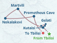 Mapa del itinerario