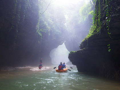 One-Day Tour to Prometheus Cave and Martvili Canyon