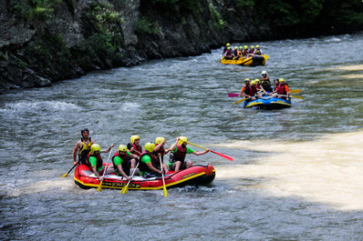 Rafting en el río Rioni