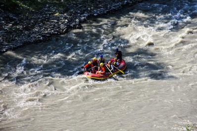 Rafting en el río Rioni