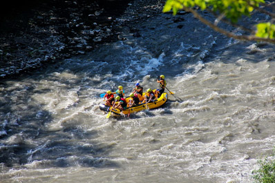 Rafting en el río Rioni