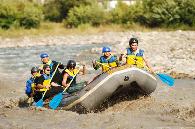 Rafting on Rioni