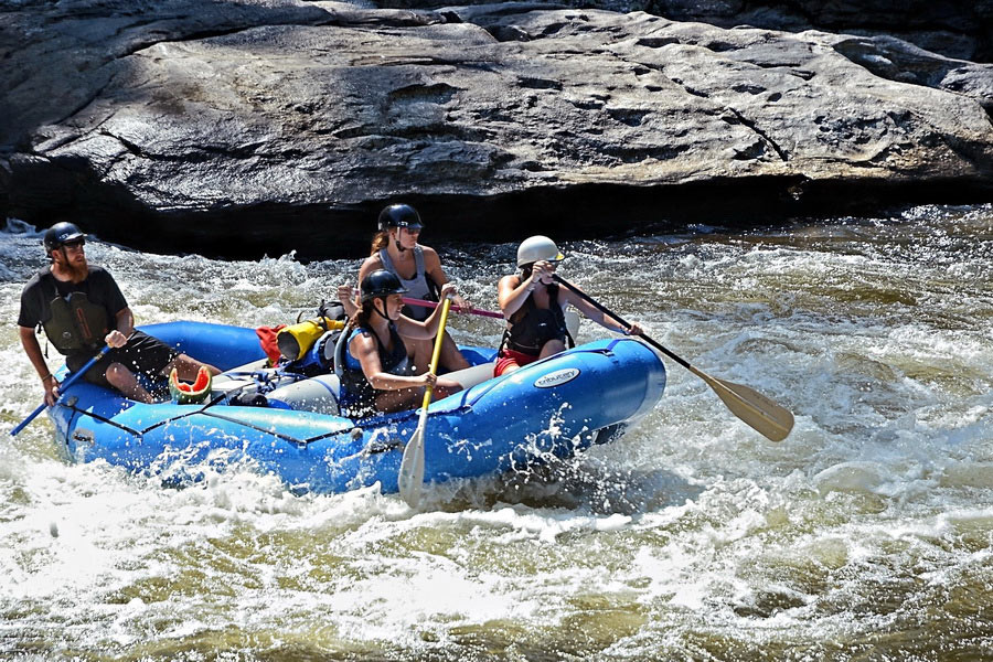 Rafting en el río Rioni